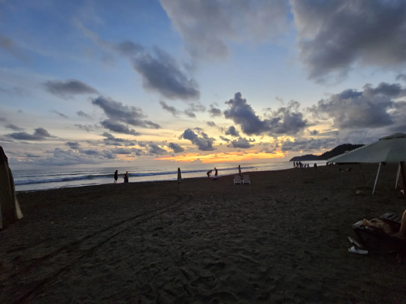 Sunset over Jacó Beach, Central Pacific